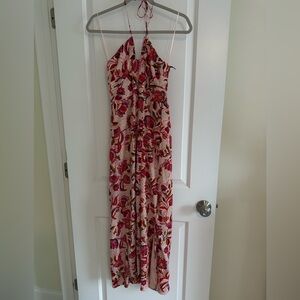 Floral Halter Maxi Dress - Sincerely Jules